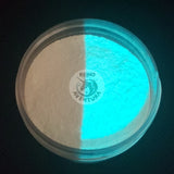 Glow In The Dark, Powders, Pigment, Luminous, Ultraviolet, Halloween Dust, Green, Aqua, Blue.