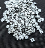 Lucky Dice, Clay Sprinkles, 5mm Fimo Slices