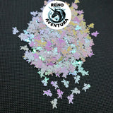 Cupid Sequins, White Iridescent, Color shifting