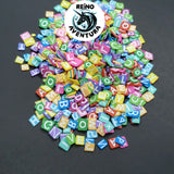 New Alphabet Mix, Fimo slices, Resin Fillers