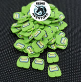 Among Us Green DUM Clay Sprinkles Resin Fillers
