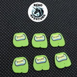 Among Us Green DUM Clay Sprinkles Resin Fillers