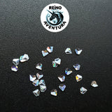 Silver 3D Diamonds Holographic