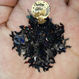 Black Bat With Holographic Dots
