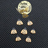 Puppy Jack O'lantern Fimo Clay Slices