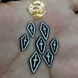 Coffins 10mm Fimo Clay Slices
