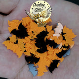 Bats Sequins Fimo Clay Slices
