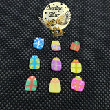 Christmas Presents Mix Fimo Clay Slices