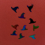 Wizard/Witch Black Hat Holographic Glitter Shapes