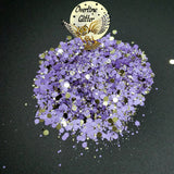 Charoite Chunky Satin/Metallic Mix