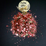 Red Jasper Chunky Satin/Metallic Mix