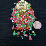 Xmas Tree Mix Fimo Clay Slices
