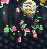 Xmas Tree Mix Fimo Clay Slices