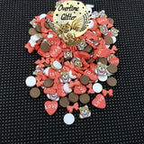 Teddy Bear Valentines Mix, Clay Sprinkles, Fimo Slices