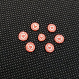 Poker Chip Hearts, Clay Sprinkles, Fimo Slices