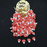 Mini Mushrooms Clay Sprinkles Resin Fillers