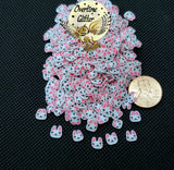 Easter Bunny Clay Sprinkles, Fimo Slices