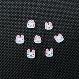 Easter Bunny Clay Sprinkles, Fimo Slices
