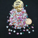 Cloud Unicorn Mix, Clay Sprinkles, Fimo Slices, Embellishments, Nail Deco, Resin Fillers