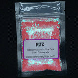 Iridescent Glow in the Dark Glitter Chunky Glitter