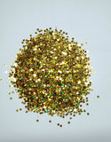 3mm Gold Holographic Stars