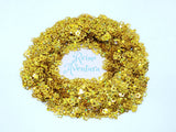 3-4mm Gold Holographic Stars