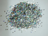 4mm Silver Holographic  Moons