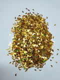 4mm Gold Holographic Moons