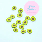 Avocado Slices, Clay Sprinkles, Fimo Slices, Embellishments, Nail Deco, Resin Fillers