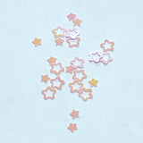 Baby Pink Iridescent Stars