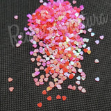 3mm Scarlet Red Hearts