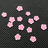 Pink Flowers, Clay Sprinkles, Fimo Slices, Embellishments, Nail Deco, Resin Fillers