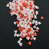 Heart Mix, Clay Sprinkles, Fimo Slices