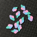 Flower Bunch, Clay Sprinkles, Fimo Slices, Embellishments, Nail Deco, Resin Fillers