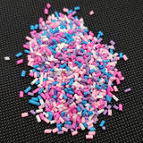 Colorful Clay Sprinkles Fimo Slices