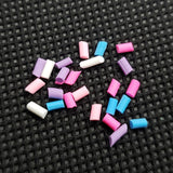 Colorful Clay Sprinkles Fimo Slices