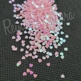3mm Pink Hearts