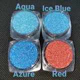 Glass Micro Beads, Translucent, Iridescent, 0.6-0.8mm