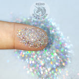 Tinsel Laser Silver, Glitter 0.1 * 0.8mm