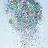 Tinsel Laser Silver  Glitter 0.2 * 1.5mm